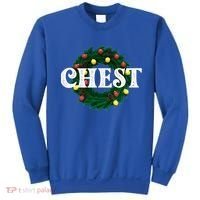 Chest Nuts Matching Chestnuts Christmas Couples Great Gift Sweatshirt thumb 0