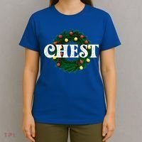 Chest Nuts Matching Chestnuts Christmas Couples Great Gift T-Shirt thumb 4