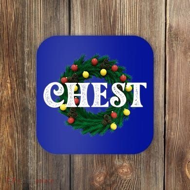 Chest Nuts Matching Chestnuts Christmas Couples Great Gift Coaster