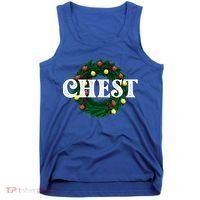Chest Nuts Matching Chestnuts Christmas Couples Great Gift Tank Top thumb 0