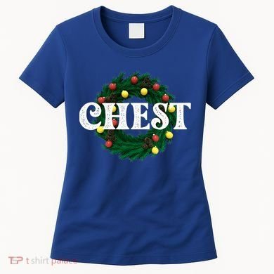Chest Nuts Matching Chestnuts Christmas Couples Great Gift Women's T-Shirt