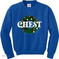 Chest Nuts Matching Chestnuts Christmas Couples Great Gift Kids Sweatshirt thumb 0