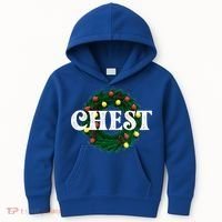 Chest Nuts Matching Chestnuts Christmas Couples Great Gift Kids Hoodie thumb 0
