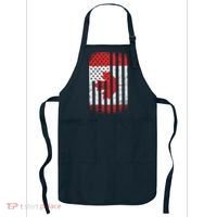 Canada Usa Mashup Maple Leaf Retro Flag Apron thumb 0
