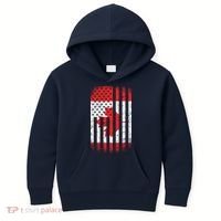 Canada Usa Mashup Maple Leaf Retro Flag Kids Hoodie thumb 0