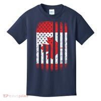 Canada Usa Mashup Maple Leaf Retro Flag Kids T-Shirt thumb 0