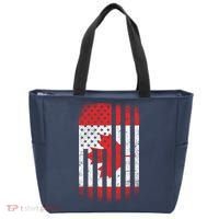 Canada Usa Mashup Maple Leaf Retro Flag Tote Bag thumb 0