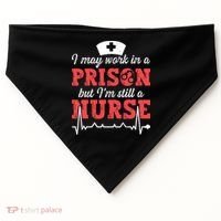 Correctional Nurse Nursing Correction Officer USA-Made Doggie Bandana thumb 0
