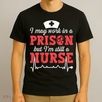 Correctional Nurse Nursing Correction Officer T-Shirt thumb 3
