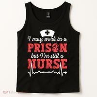Correctional Nurse Nursing Correction Officer Tank Top thumb 2