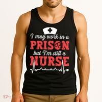 Correctional Nurse Nursing Correction Officer Tank Top thumb 3