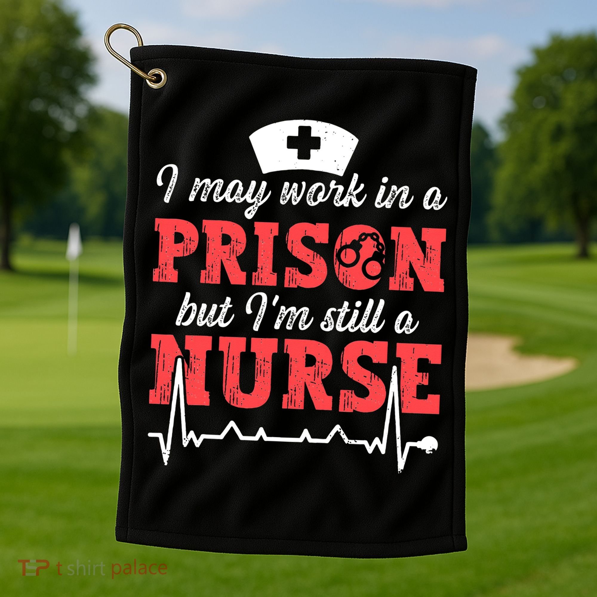 Correctional Nurse Nursing Correction Officer Golf Towel