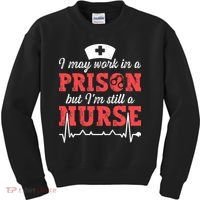 Correctional Nurse Nursing Correction Officer Kids Sweatshirt thumb 0
