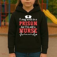 Correctional Nurse Nursing Correction Officer Kids Hoodie thumb 3