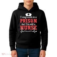 Correctional Nurse Nursing Correction Officer Kids Hoodie thumb 4