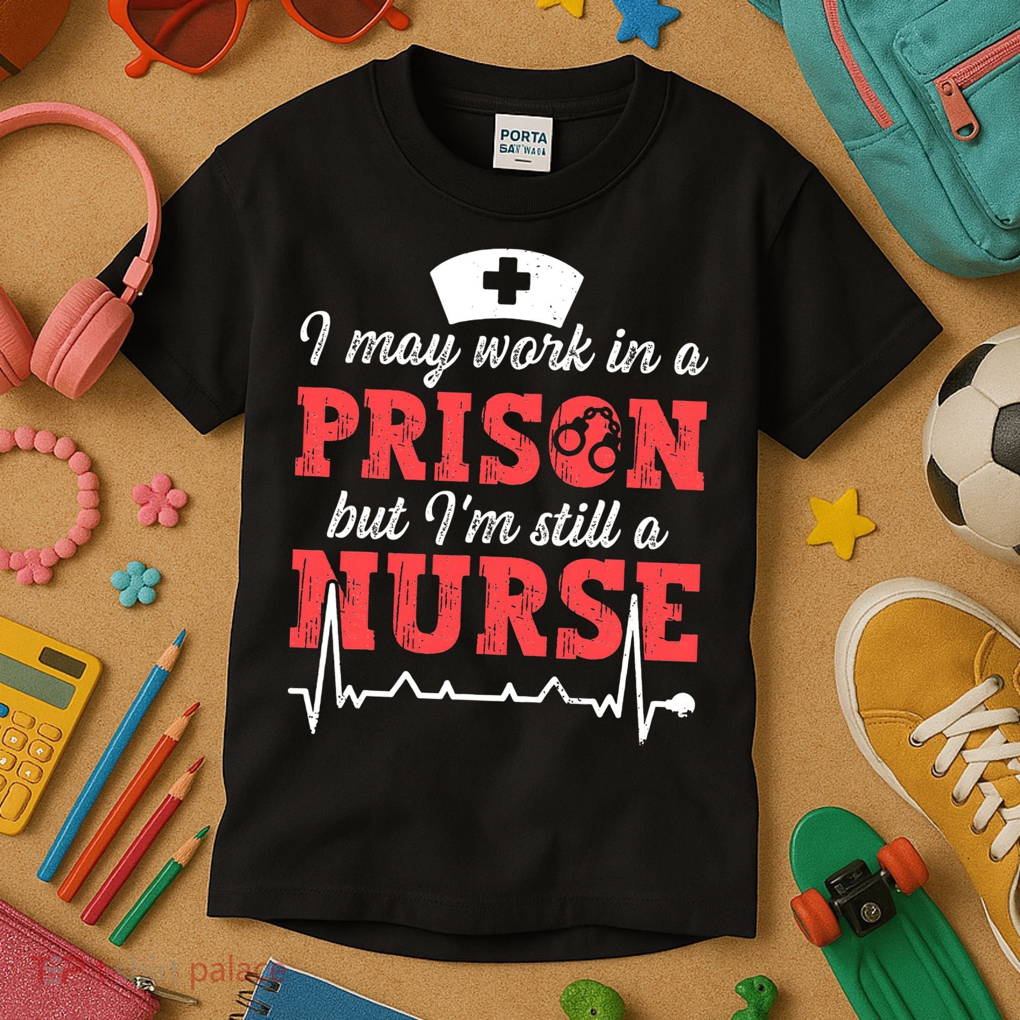 Correctional Nurse Nursing Correction Officer Kids T-Shirt