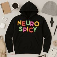 Cool Neurospicy Neuro Spicy Neurotypical Neurodiversity Adhd Hoodie thumb 3