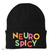 Cool Neurospicy Neuro Spicy Neurotypical Neurodiversity Adhd Beanie thumb 0