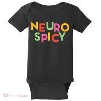 Cool Neurospicy Neuro Spicy Neurotypical Neurodiversity Adhd Baby Bodysuit thumb 0