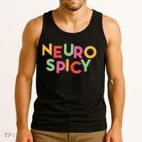 Cool Neurospicy Neuro Spicy Neurotypical Neurodiversity Adhd Tank Top thumb 3