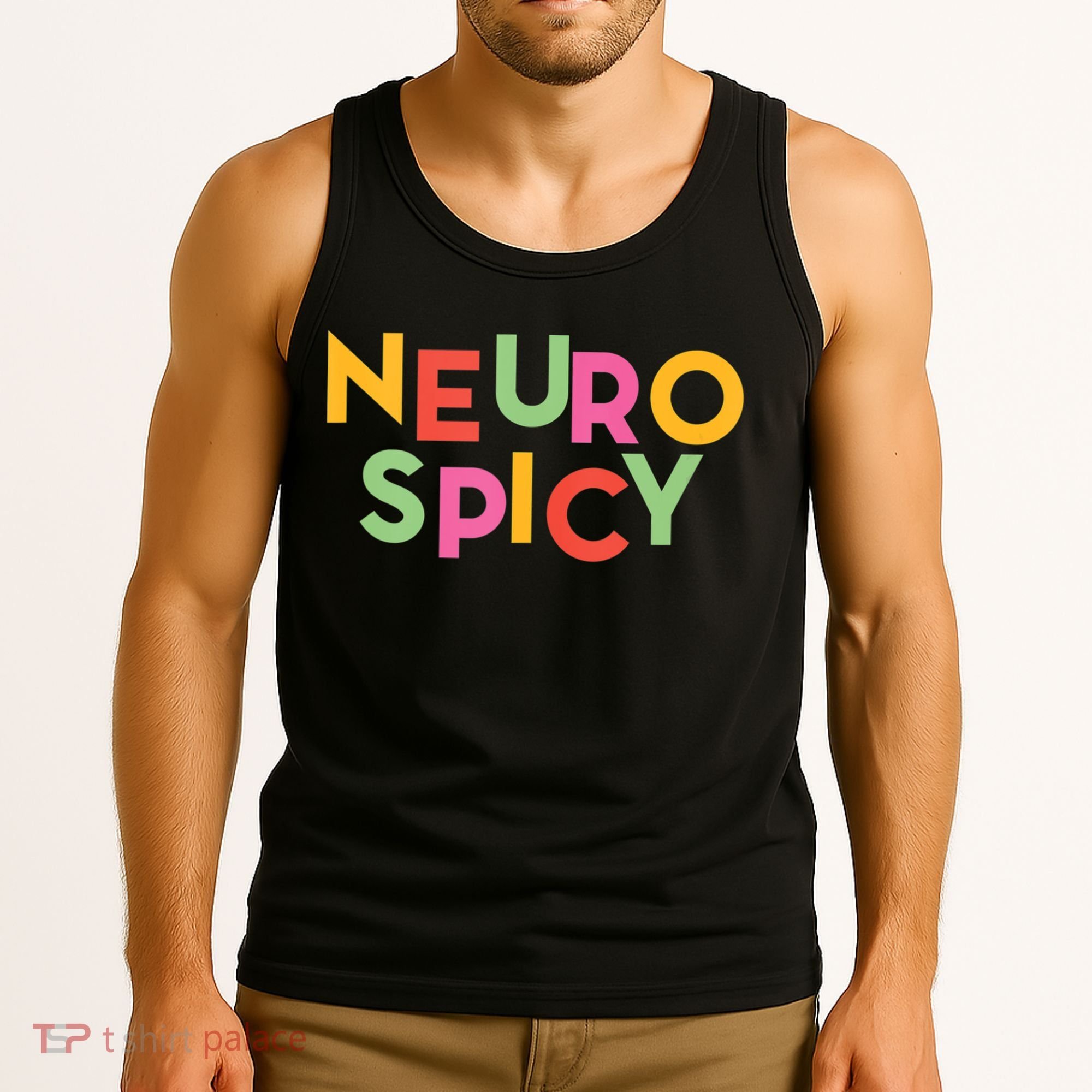 Cool Neurospicy Neuro Spicy Neurotypical Neurodiversity Adhd Tank Top