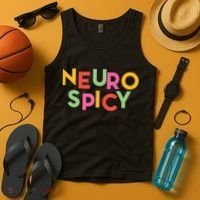 Cool Neurospicy Neuro Spicy Neurotypical Neurodiversity Adhd Tank Top thumb 4