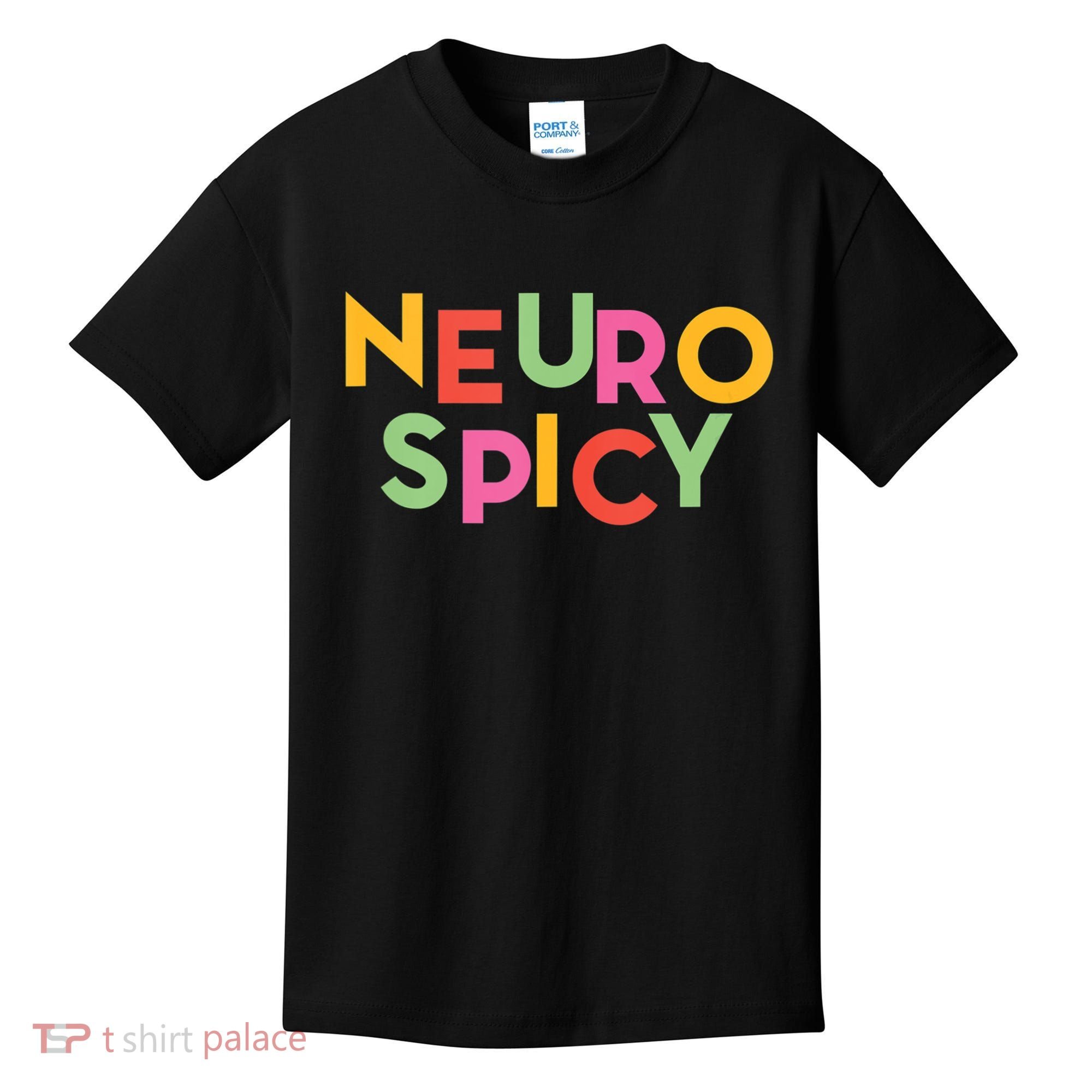 Cool Neurospicy Neuro Spicy Neurotypical Neurodiversity Adhd Kids T-Shirt