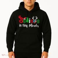 Christmas Nicu Nurse Believe In Tiny Miracles Hoodie thumb 2