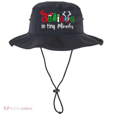 Christmas Nicu Nurse Believe In Tiny Miracles Bucket Hat