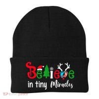 Christmas Nicu Nurse Believe In Tiny Miracles Beanie thumb 0