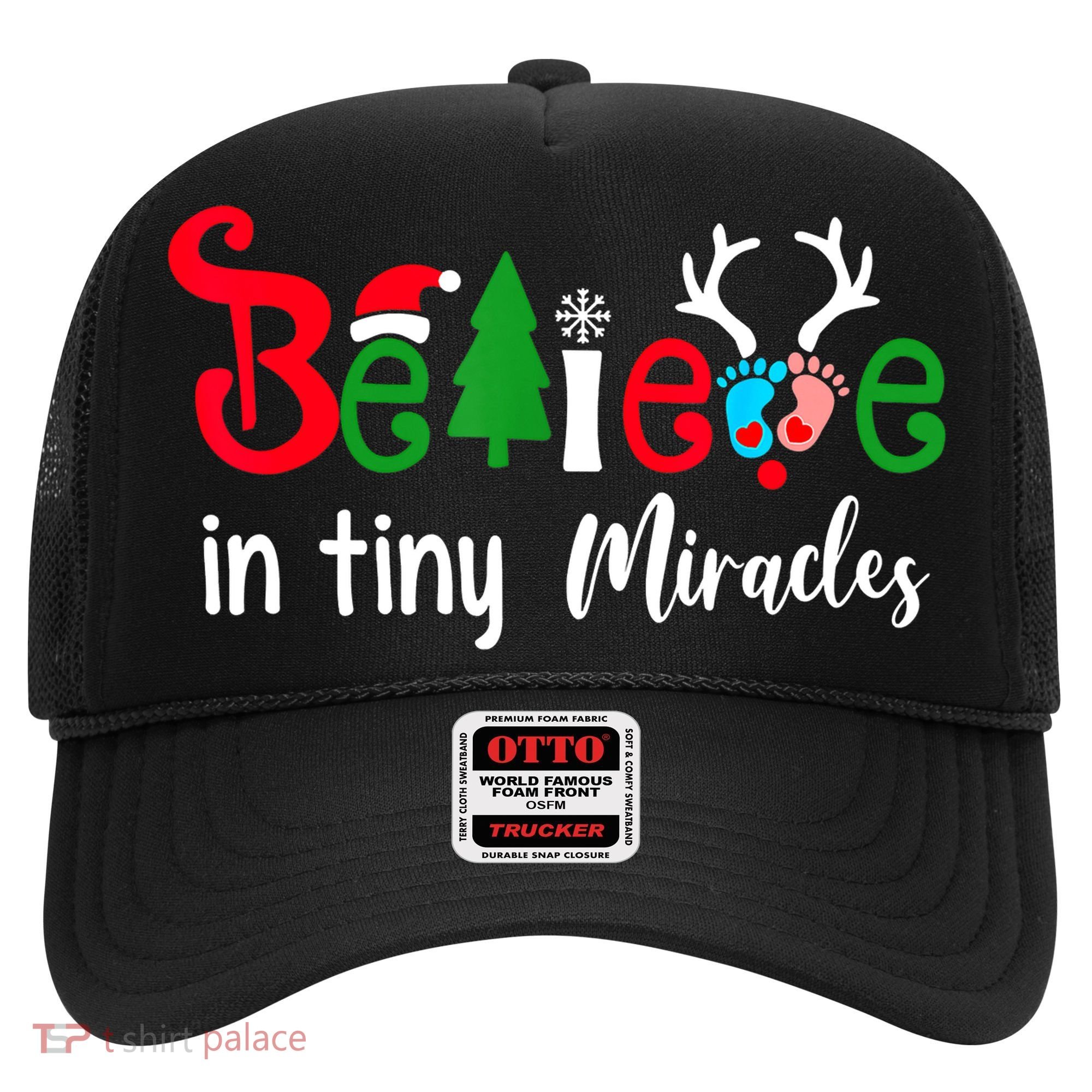 Christmas Nicu Nurse Believe In Tiny Miracles Hat