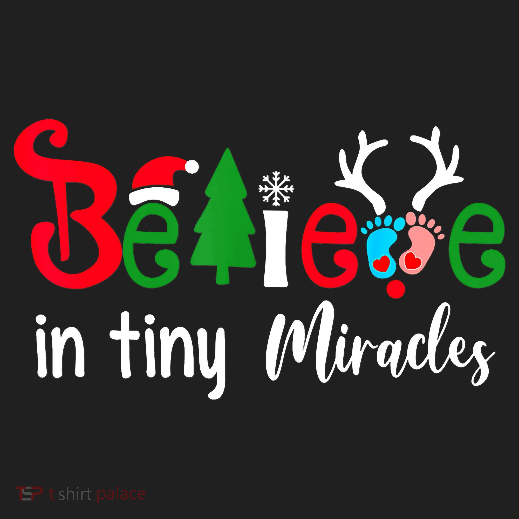 Christmas Nicu Nurse Believe In Tiny Miracles Hat