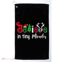 Christmas Nicu Nurse Believe In Tiny Miracles Golf Towel thumb 0