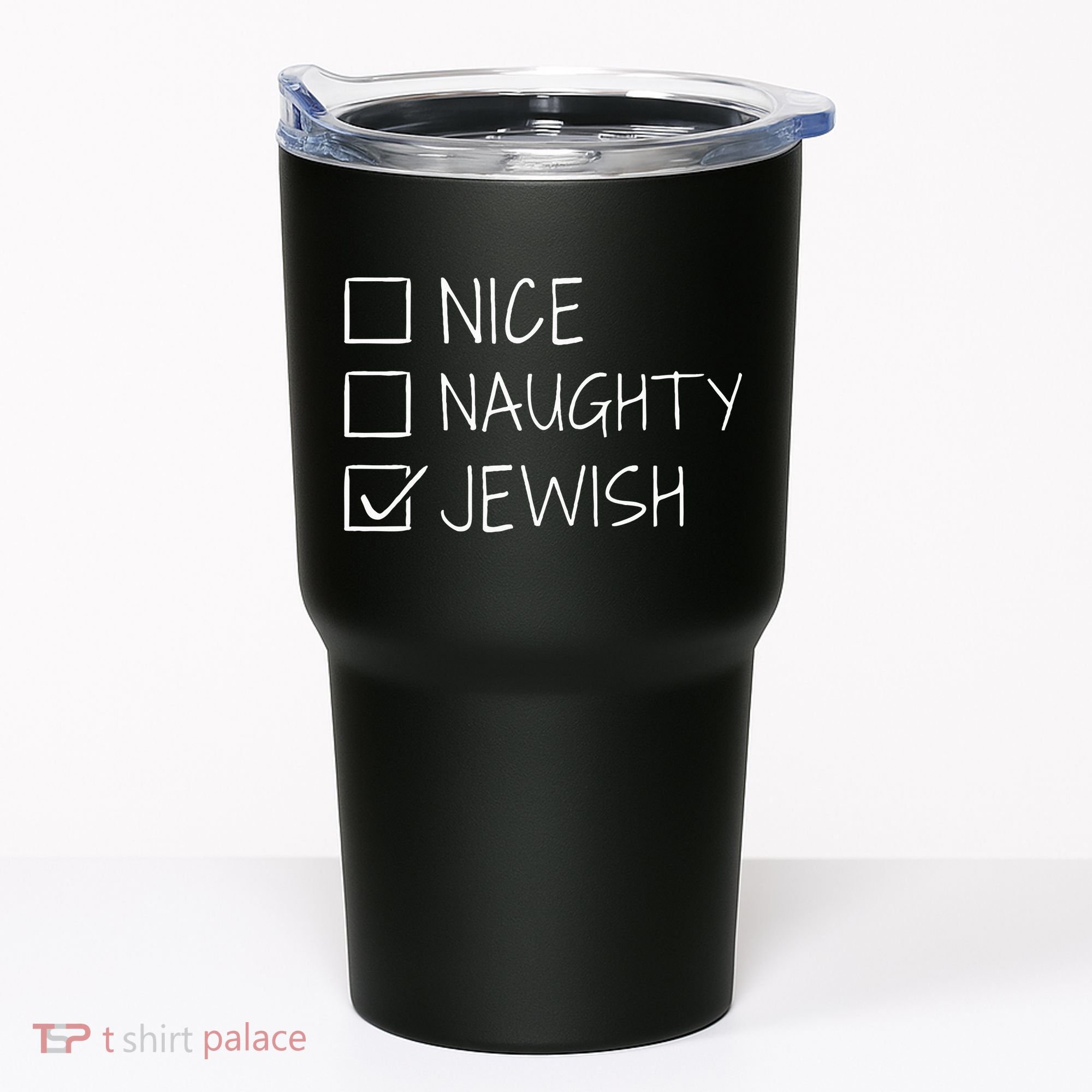 christmas nice naughty jewish for hanukkah hebrew  Tumbler