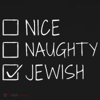 christmas nice naughty jewish for hanukkah hebrew  Tote Bag thumb 4