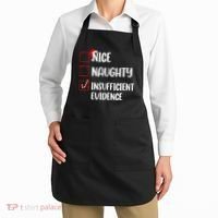 Christmas Nice Naughty Insufficient Evidence Santa Apron thumb 2