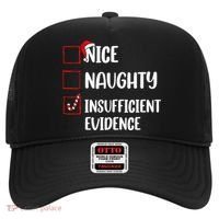 Christmas Nice Naughty Insufficient Evidence Santa Hat thumb 0