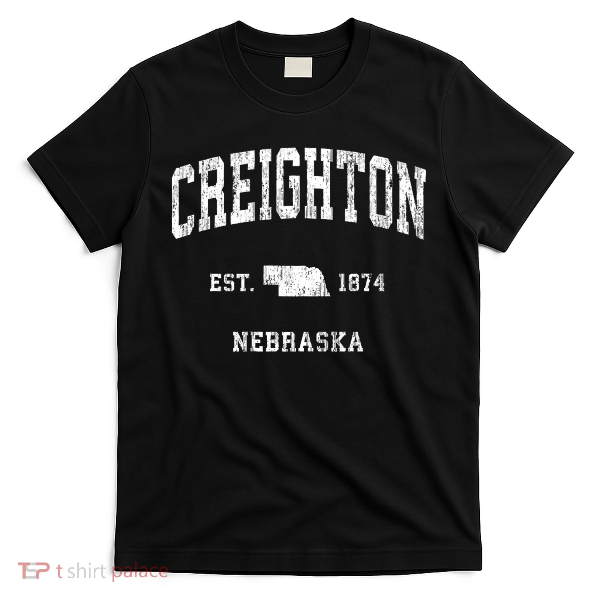 Creighton Nebraska Ne Vintage Athletic Sports T-Shirt
