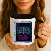 Cool NE Neon Light Periodic Table Element Coffee Mug thumb 3