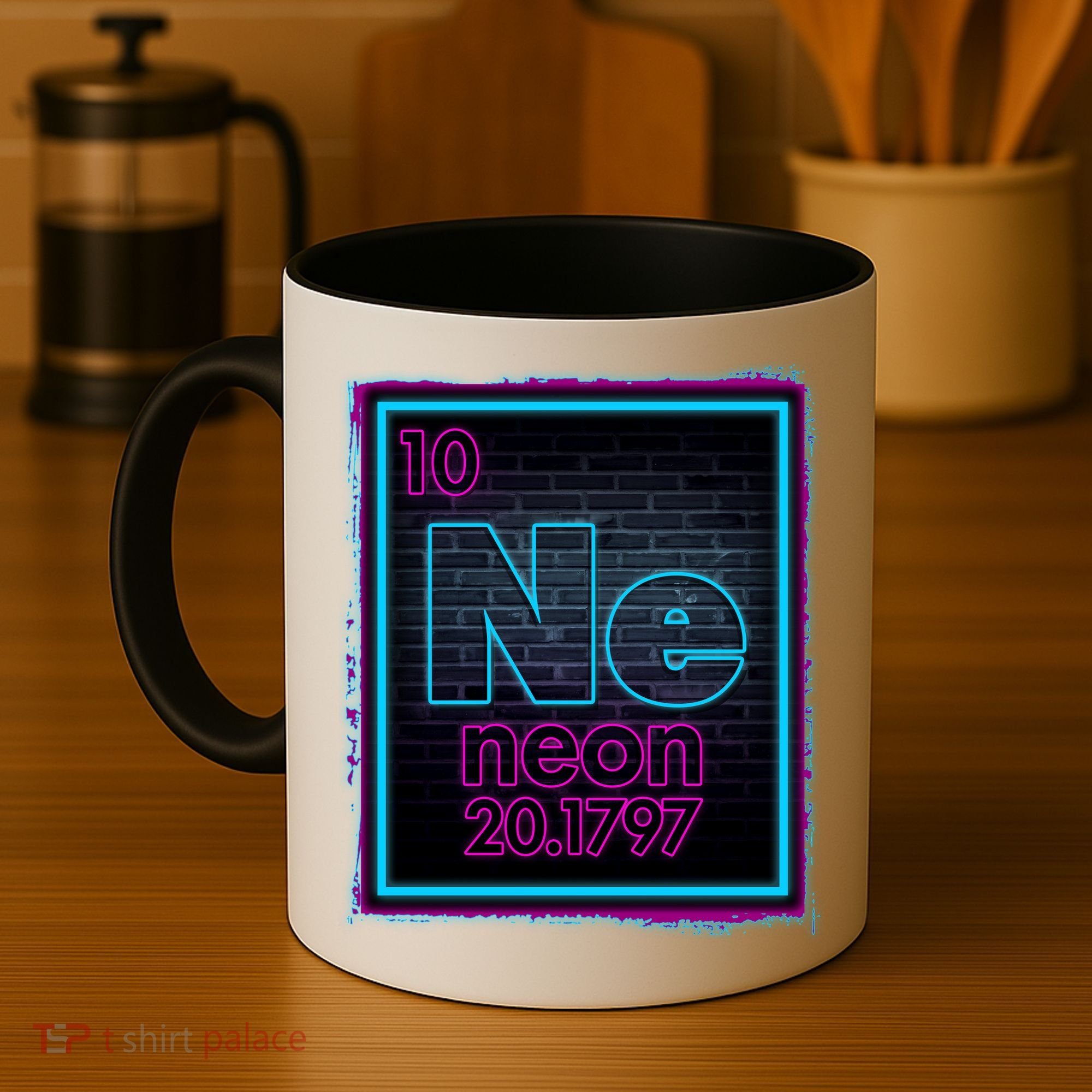Cool NE Neon Light Periodic Table Element Coffee Mug