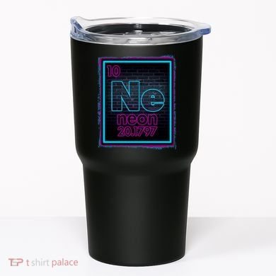 Cool NE Neon Light Periodic Table Element Tumbler