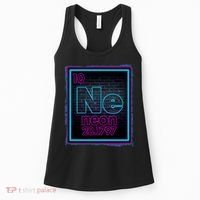 Cool NE Neon Light Periodic Table Element Women's Tank Top thumb 0