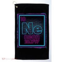 Cool NE Neon Light Periodic Table Element Golf Towel thumb 0