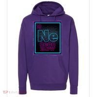 Cool NE Neon Light Periodic Table Element Hoodie thumb 0