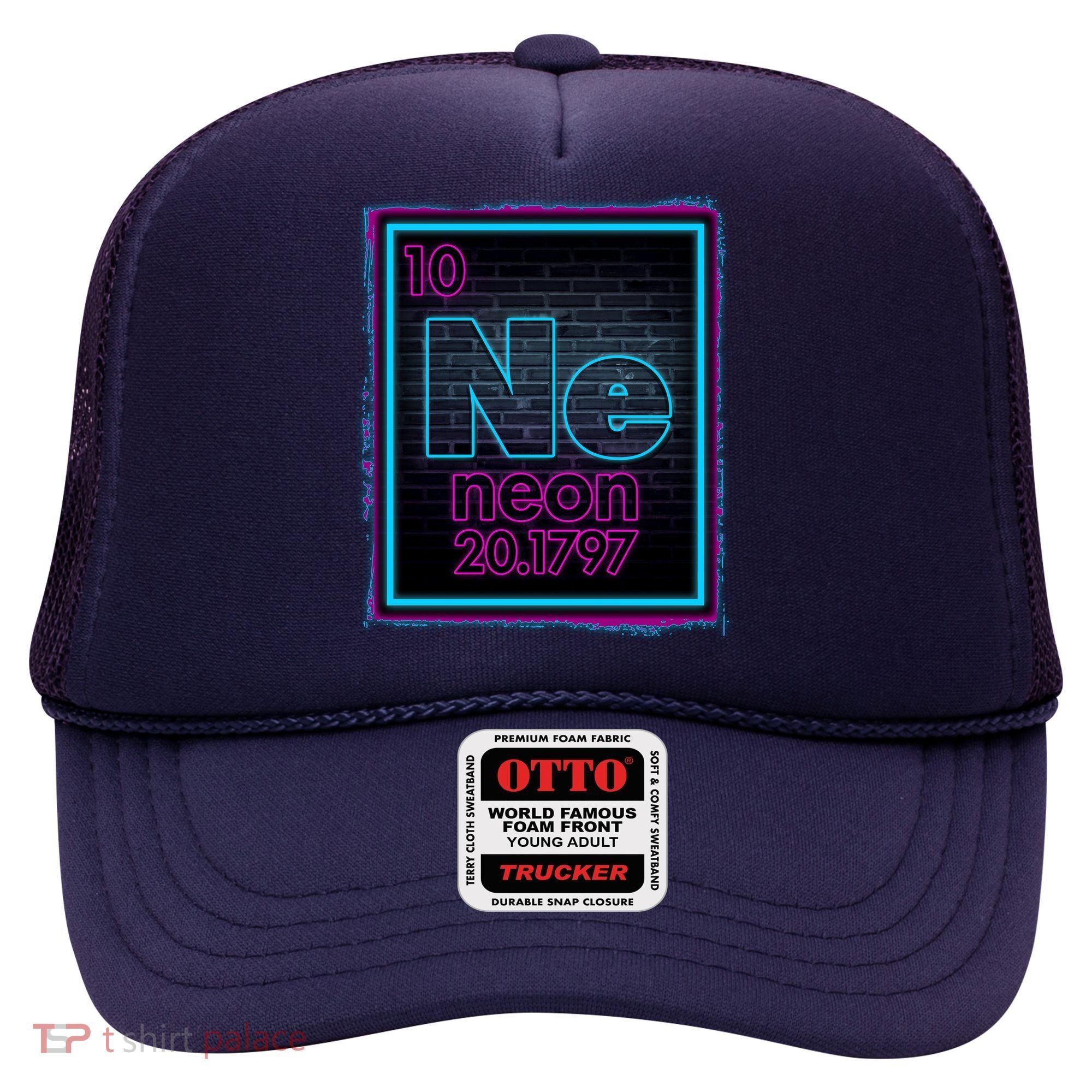 Cool NE Neon Light Periodic Table Element Hat