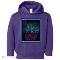 Cool NE Neon Light Periodic Table Element Toddler Hoodie thumb 0