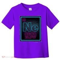 Cool NE Neon Light Periodic Table Element Toddler T-Shirt thumb 0
