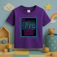 Cool NE Neon Light Periodic Table Element Toddler T-Shirt thumb 3
