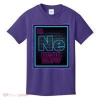 Cool NE Neon Light Periodic Table Element Kids T-Shirt thumb 0