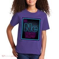 Cool NE Neon Light Periodic Table Element Kids T-Shirt thumb 2